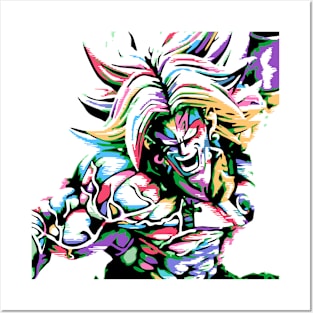 crazy broly Posters and Art